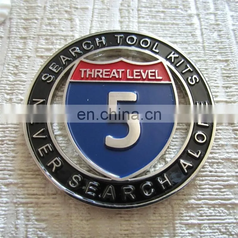 Logo engraved antique silver coin colored silver coins