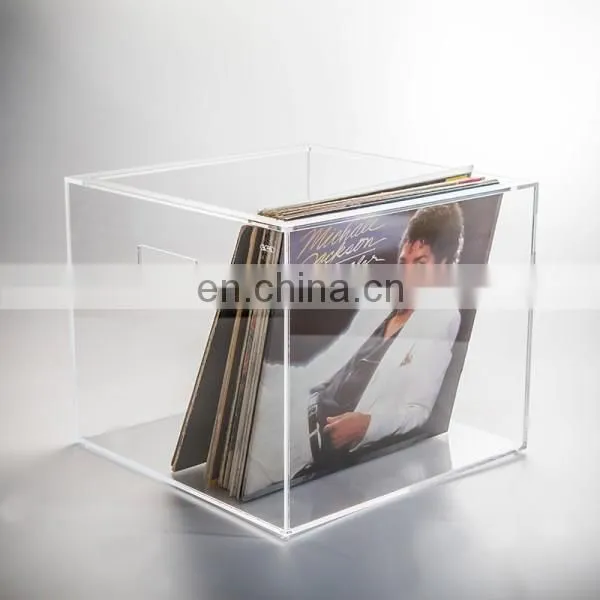 vinyl record acrylic storage/vinyl record storage case/vinyl record case