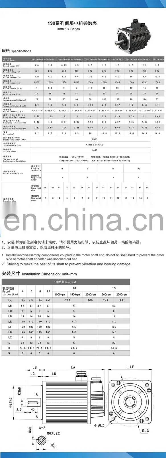 Replacement of Panasonic servo motor Yaskawa ac servo motor prices