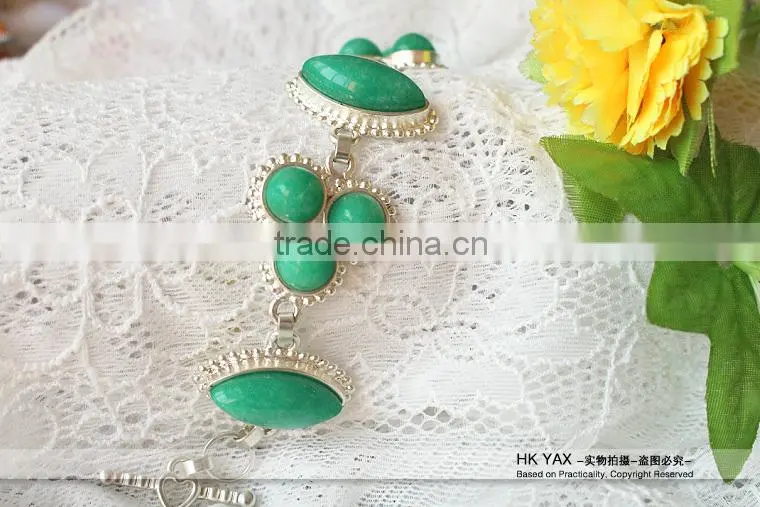 W1030 China wholesale bead resin bracelet,resin bracelet beaded chain,China resin bracelet