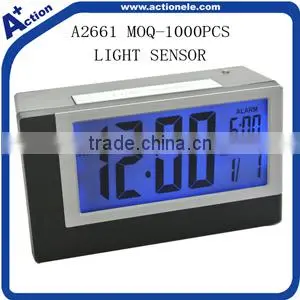 Sound Controlled Digital LCD Alarm Clock