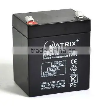 lead acid Sealed Storage Battery 12V 4Ah