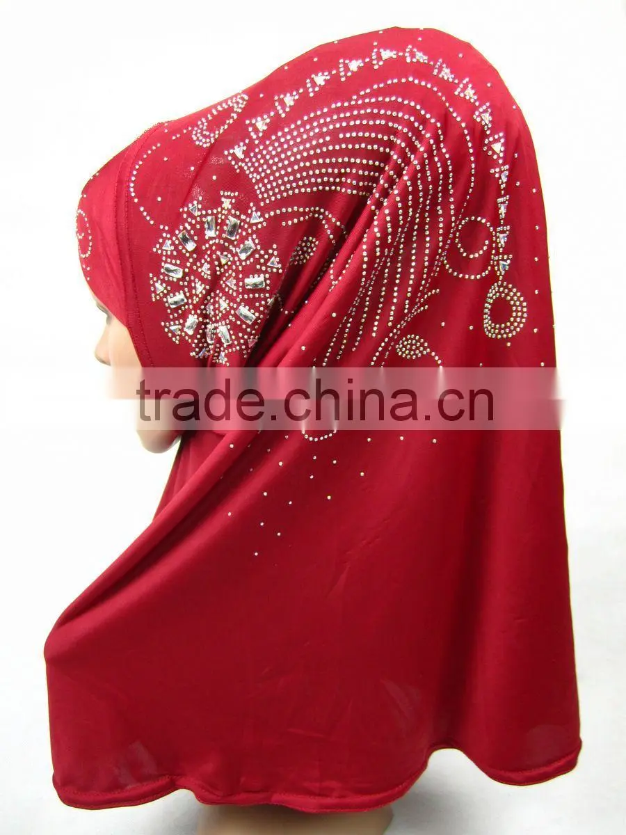 A236 Newest design fashion beaded muslim hijab
