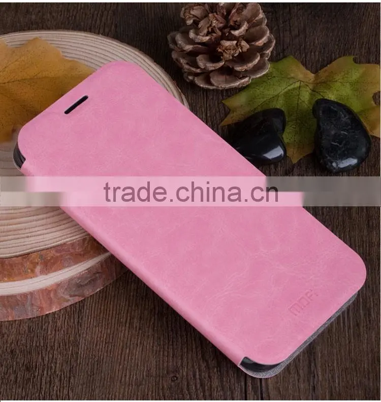 MOFi Original Back Housing for Samsung GALAXY J5 2016 J510F, Mobile Phone Leather Flip Cover Case for Samsung J5 2016