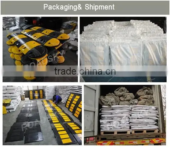Vehicle Rubber Speed Hump Calming Traffic