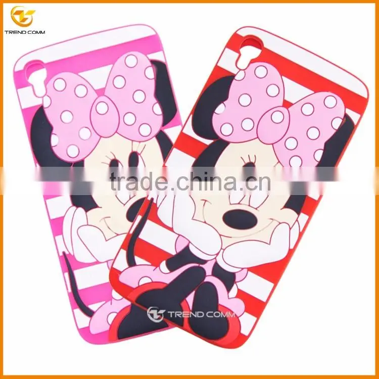 new products 3d cartoon silicone case for Alcatel OT6045