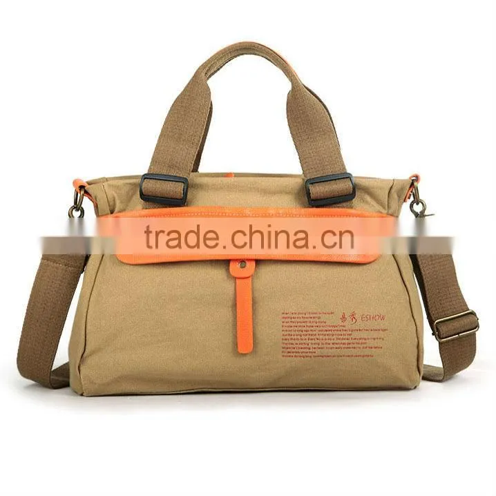 high quality waxed canvas cotton messenger bag