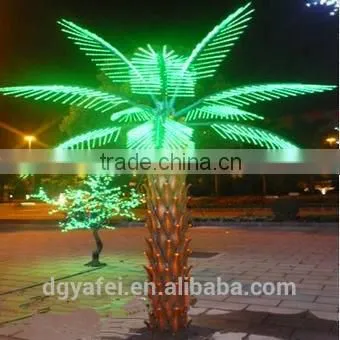 the artificial palm tree with lighting/LED artificial palm tree