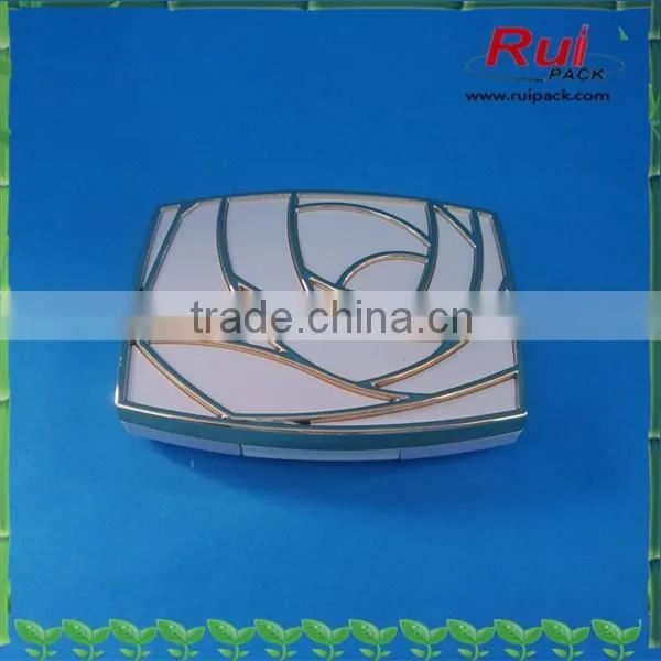 Big selling plastic flip-top cover make up container / BB/CC cream cosmetic make up jar