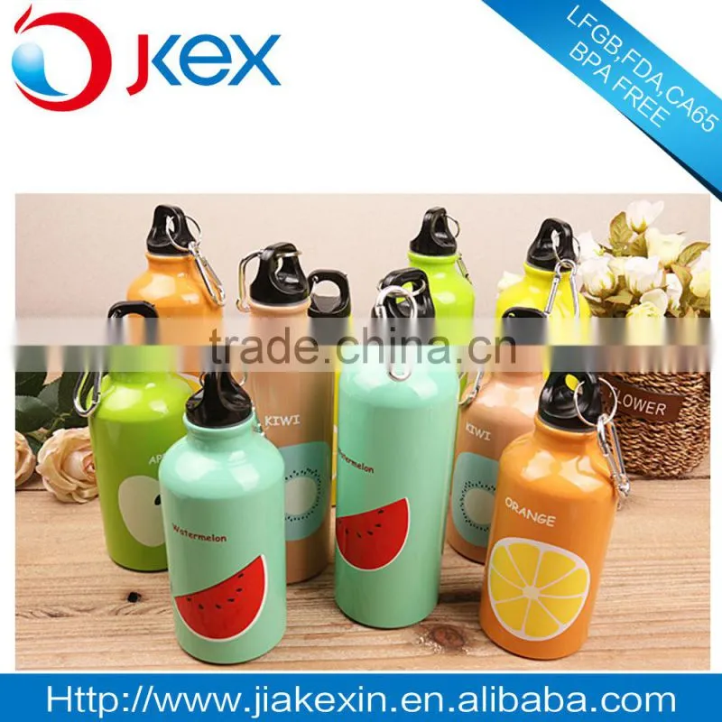 2016 BPA free kids aluminum sports bottle