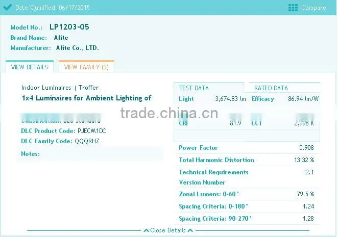 2X4 FTwhite motion sensor 50W led panel light 600x1200