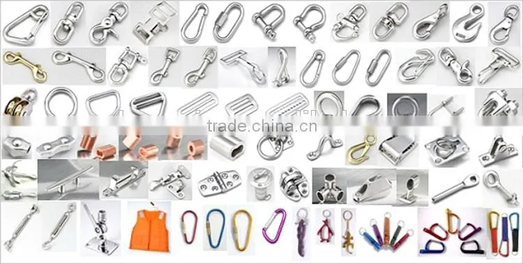 Zinc Plated metal Tarp Rope Hook