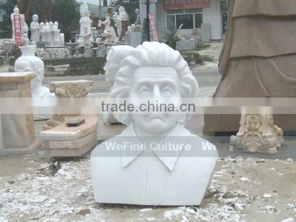 Antique Famous People Stone White Marble Statues