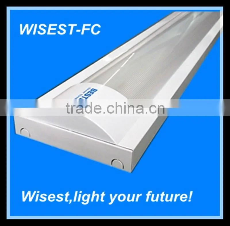T8 double tube SAA CE ROHS kitchen fluorescent light covers 2x18w with pc cover