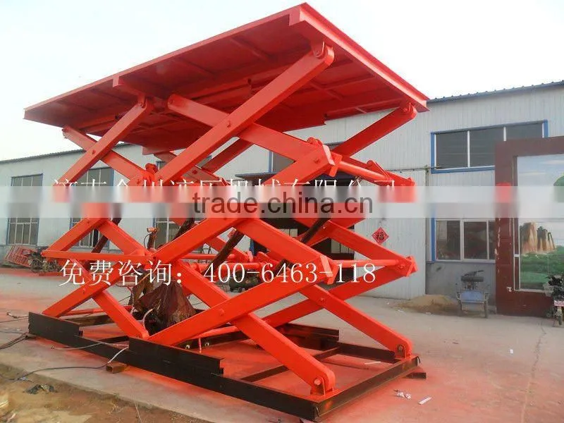 stationary scissors lift platform indoor and outdoor scissor lift for car lift