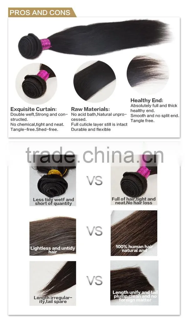 100% virgin real malaysian hair weft unprocessed wholesale virgin malaysian hair weave