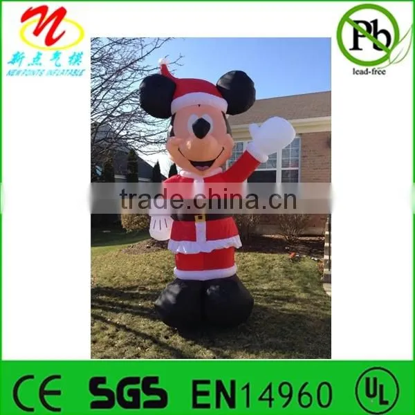 Inflatable Christmas gemmy bear yard light-up lawn decor