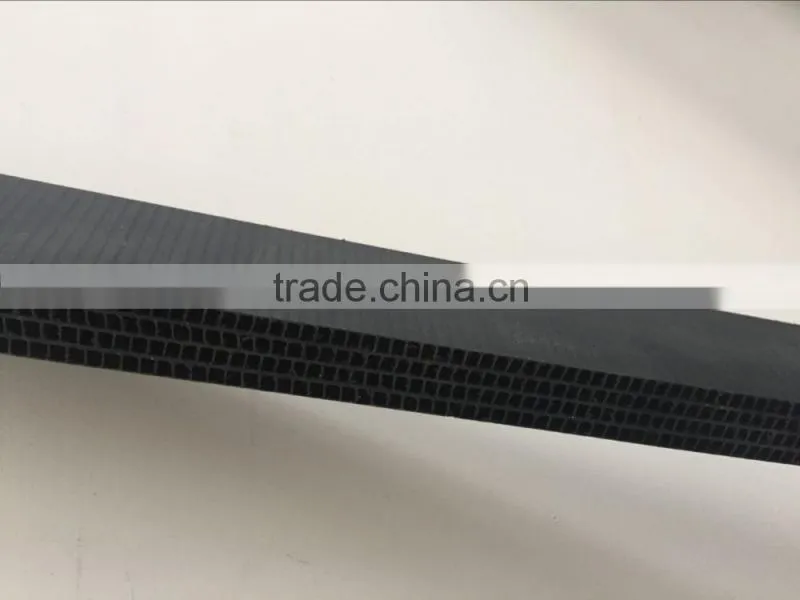 Roof protector corflute materials core flute materials handling hotmelt black pp corrugated sheet flame resistant