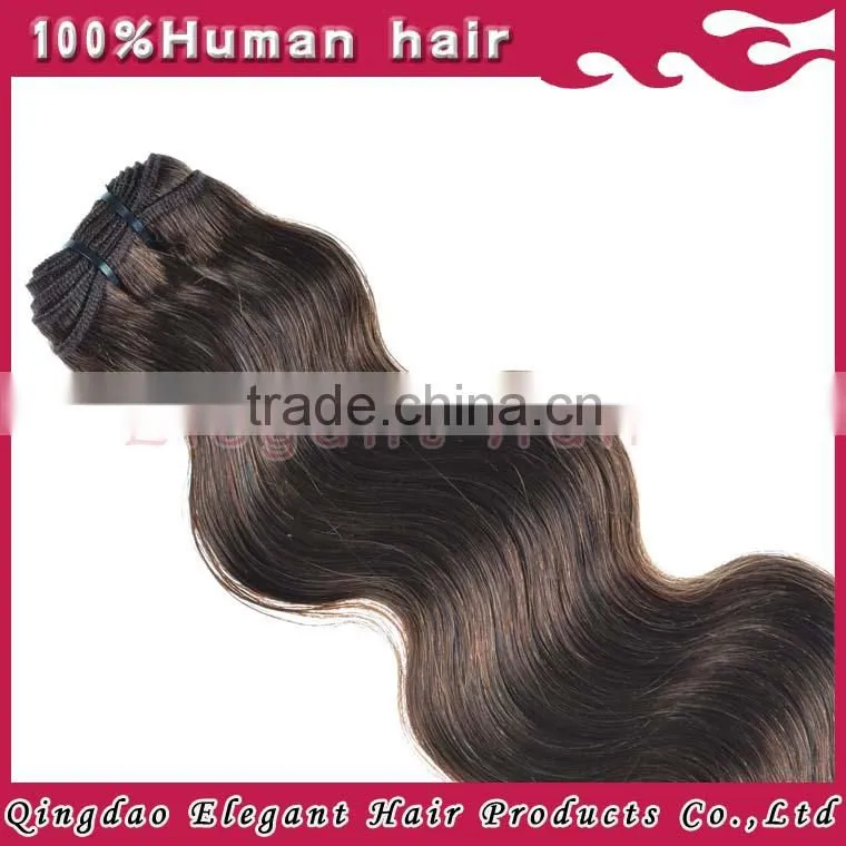 Qingdao Elegant Body wave Wholesale virgin indian hair weft
