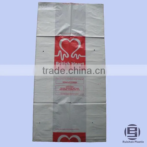 COF Biodegradable PE Plastic Donation Bag With Printing For Collection