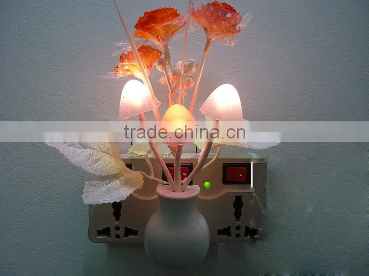 Flower Night light lamp,LED color light ,wall lamp,electricity saving lamp