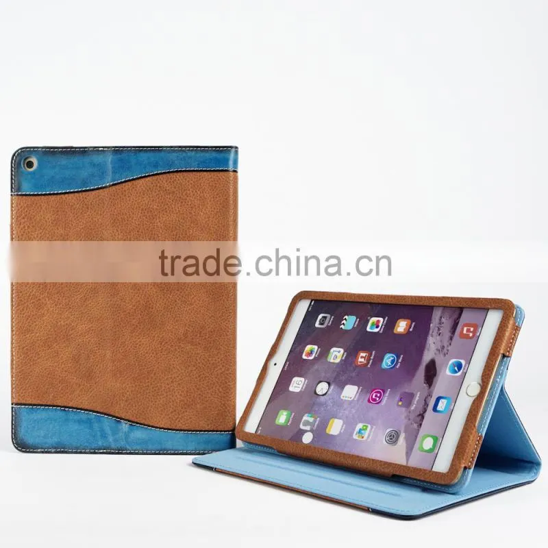 Factory Manufacturer flip leather case for ipad