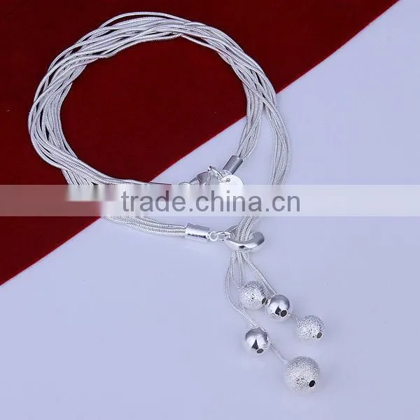 2014 2013 popular lariat necklace with magnetic beads