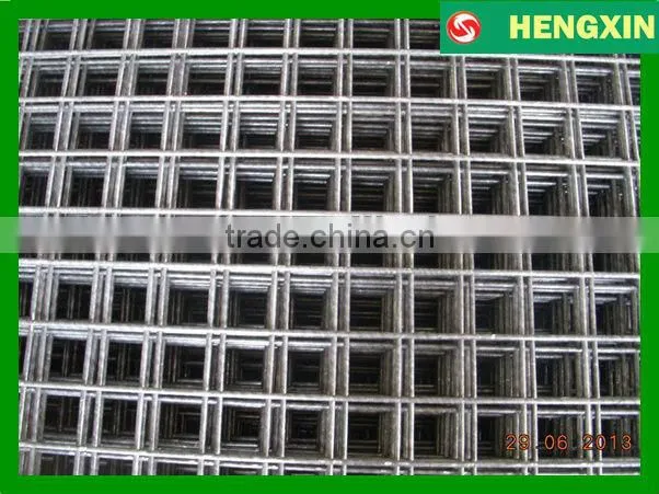 1x2 black welded wire mesh panel mesh fence panel