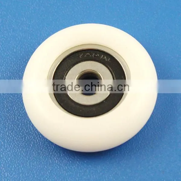 custom POM PA66 nylon shower door bearing wheels