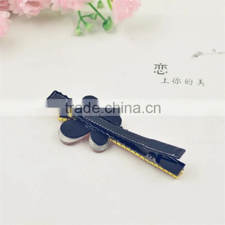 2015 Hot Alligator Hair Clip Hair Rhinestone Barrettes Boutique Bows