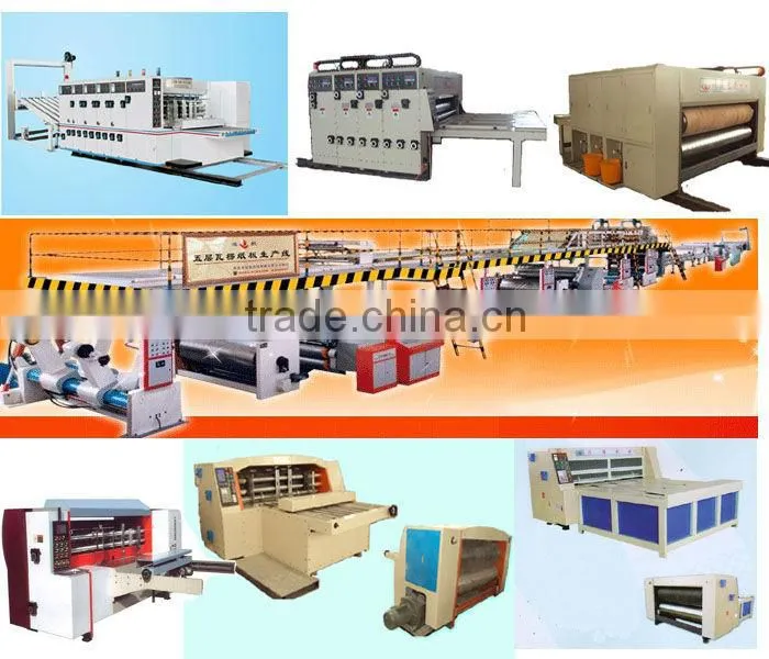 chain feeding slitting creasing corner-cutting slotter