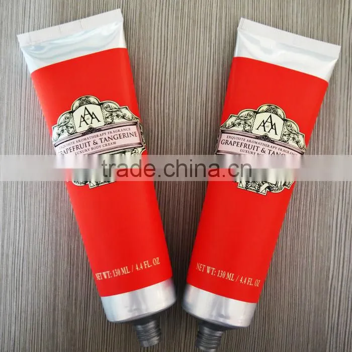 Customized 130ml laminated cosmetic tube packaging