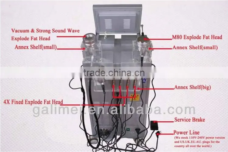 40KHz/1MHz supersonic weight loss machine/Fat cavitation slimming machine