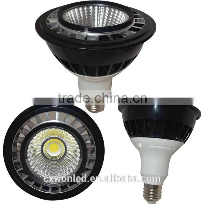 Beam Angle 45 Degrees Die-casting Aluminum AC100-240V 18W LED 3000K Light Par38