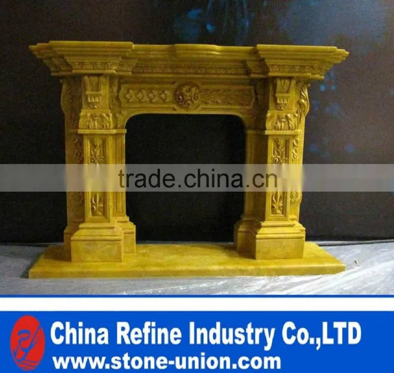 Good looking indoor Marble fireplace