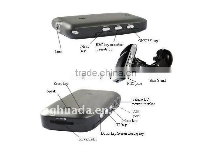 High definition car video recorder DVR01B