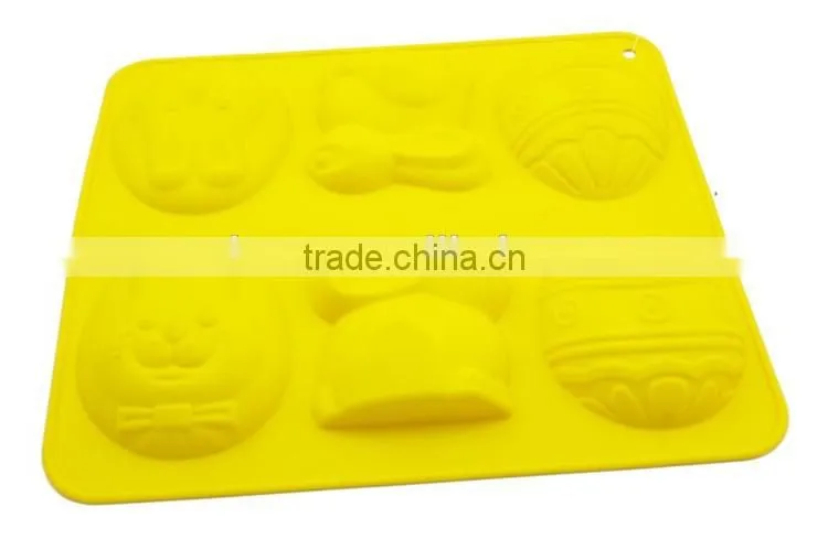 Egg shaped cake pans