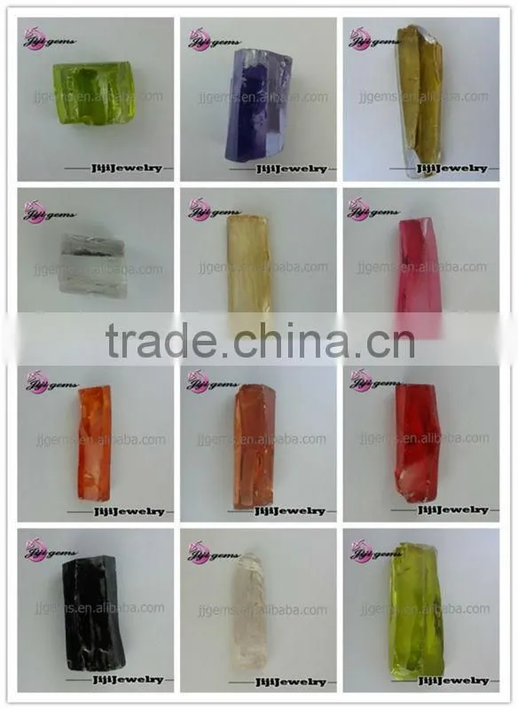 fashionable shining artificial blue spinel stones