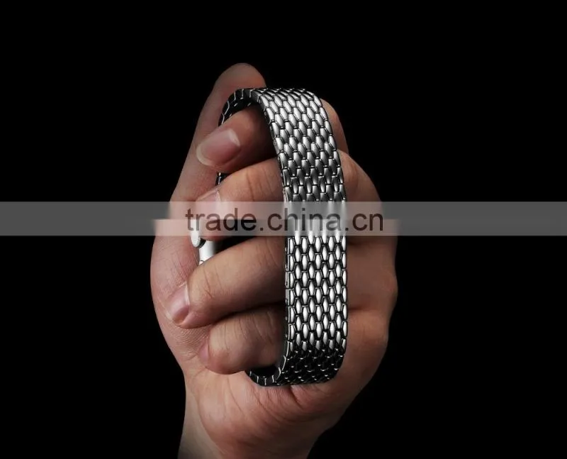 Icarer Armour Stainless Steel Watch Band For iWatch Sliver Wrist Strap For 38MM Apple Watch MT-4251
