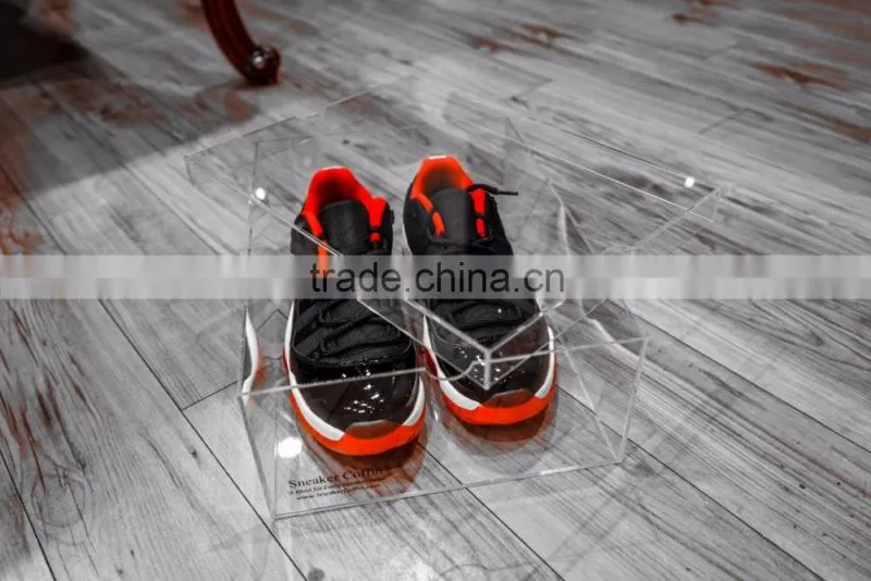 2016 transparent acrylic nike shoe box