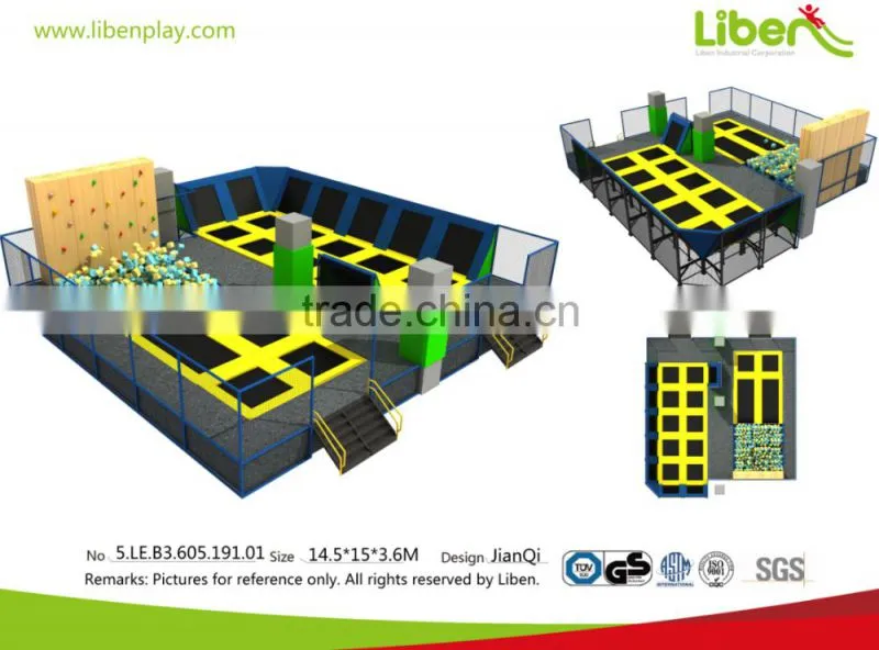 European standard durable high quality trampoline park