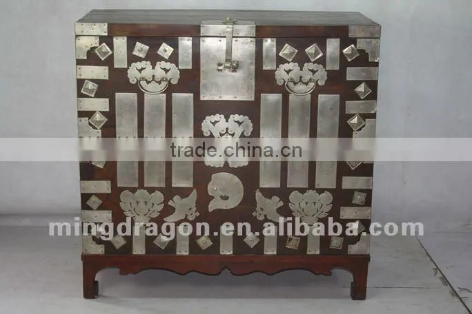 Chinese antique furniture big pine wood Korea cabinet