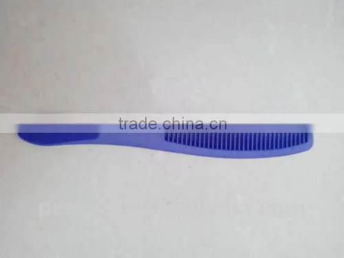new style double color transparent wholesale plastic hair comb