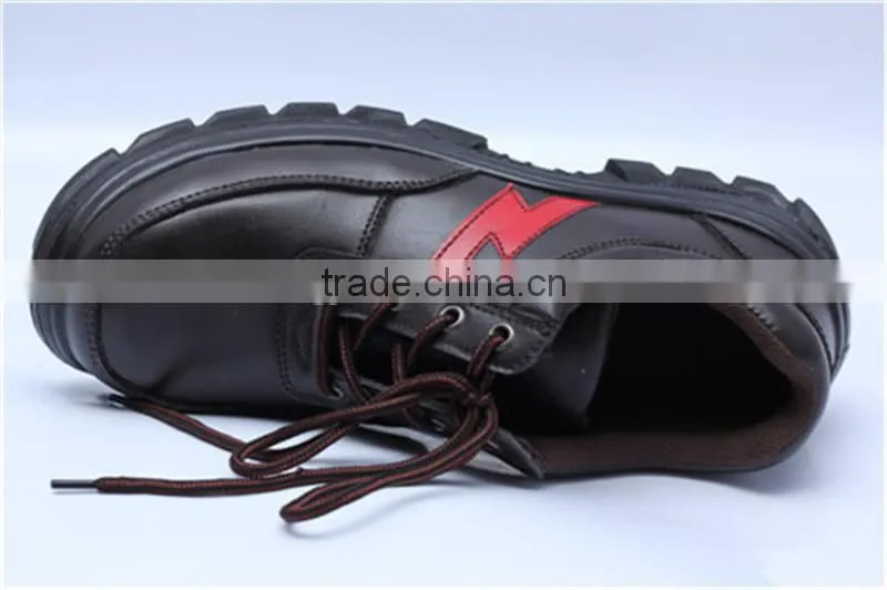 steel toe cap leather safey shoes for construction 9087