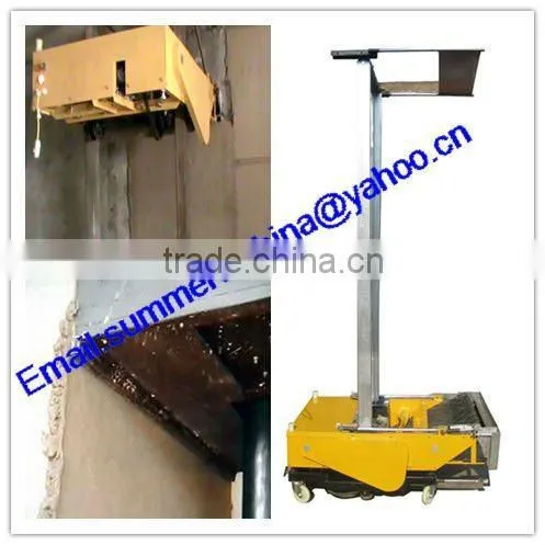 Auto rendering plastering equipment for wall