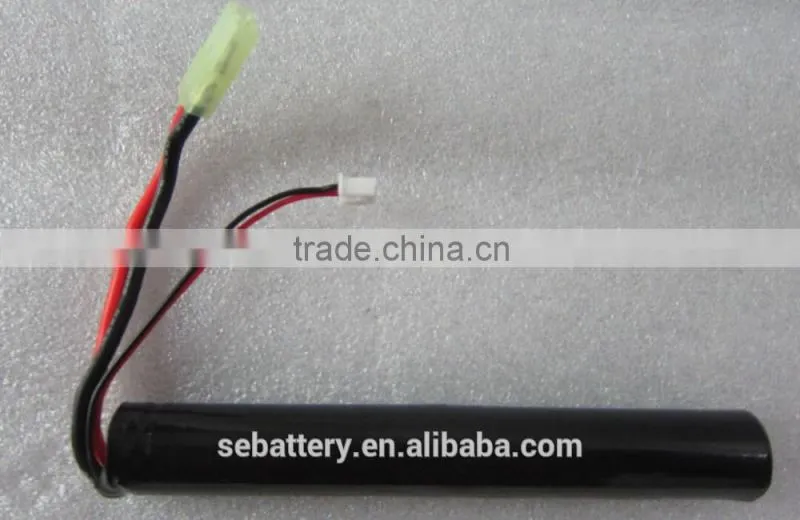 Rechargeable high rate continuous 20C Li-ion 18650 2S 7.4V 1600mAh pack