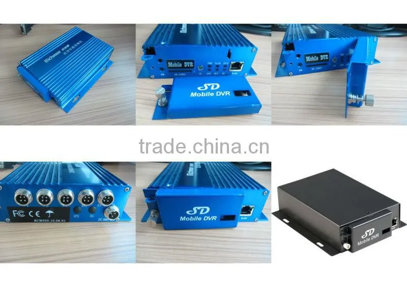 4CH CCTV Recorder H.264 3G GPS Car DVR Recorder
