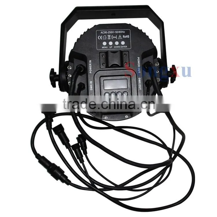 54x3w rgbw IP65 waterproof dmx led par aluminum par lights