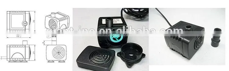 High Efficiency Solar Panel Decorative Garden Pump