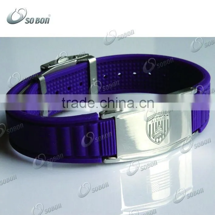 Silicone energy bracelet for golf team tennis team